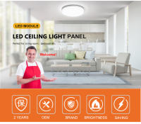 modulo De Techo LED 220V 12W 18W 24W 36W 48W 72W Luz Panel Reemplazo Fan De Techo Lámpara De Pared modulo Redondo - details 0