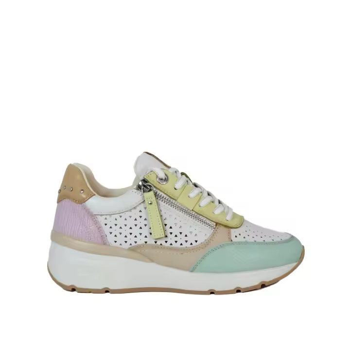 ZAPATILLAS CASUAL DE PIEL CARMELA 16228105 AQUA - 1