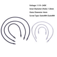 Tubo De Serpiente Flexible M4 Negro Y Plateado Con Dientes Externos Para Micrófono Accesorio De Posicionamiento De Micrófono - details 0