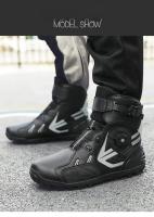 Botas De Motocicleta Impermeables Y Antideslizantes De Fibra Ultrafina Para Hombres Y Mujeres Protección Resistente Al Desgaste Para Viajes En Motocicleta - details 11