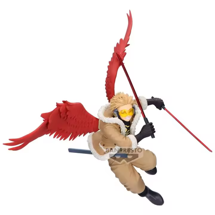 Figura Hawks Amazing Heroes My Hero Academia 12cmFigura  Coleccionable - Idea de Regalo- Mercancia Oficial - Juguetes para Niños y Adultos - Movies Fans - Muñeco para Coleccionistas y Exposición - 1