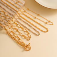 Juego De Collares Separables De 5 Capas Para Mujer Collar Corto De Cadena Con Rhinestone Moda 2023 Joyería Regalo - details 5