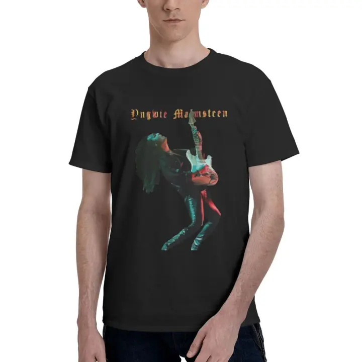 Camiseta De Guitarista Maestro Yngwie Malmsteen Harajuku Para Hombres Tallas S a XXL Estilo Casual Impresión Camisetas De Calle - 1