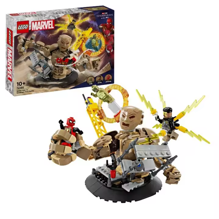 Spiderman vs. Sandman: Batalla Final LEGO Super Heroes Marvel 76280 contiene 347 piezas - edad a partir de 10+ años 24L76280 - 1
