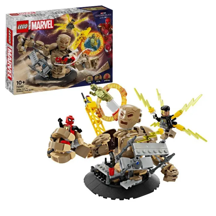 Spiderman vs. Sandman: Batalla Final LEGO Super Heroes Marvel 76280 contiene 347 piezas - edad a partir de 10+ años 24L76280 - 1