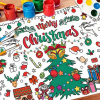 Mantel Grande De Colorear Para Navidad 30x72 Pulgadas Manualidades Cristinas Para Niños Regalo De Fiesta Decoración De Mesa De Comedor Estilo Moderno Impermeable - details 3