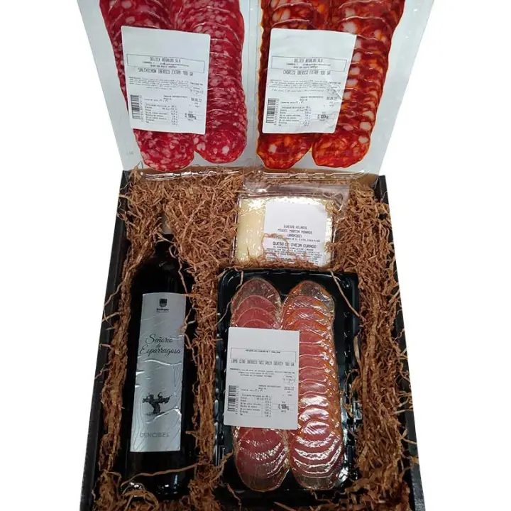 Deliex Delicias de Extremadura Deliex. Estuche de Productos Gourmet E Ibéricos. Regalos Originales en Cumpleaños y Cenas. Obsequios de Agradecimiento. Un Regalo de Ibéricos de Calidad - 1
