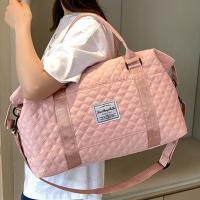 Bolsa De Viaje De Capacidad Grande Weekender Con Compartimento Para Zapatos Deportes Y Fitness Para Mujeres Bolsa De Mano - details 17