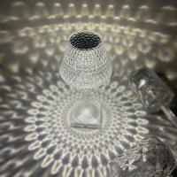 Lámpara De Mesa Recargable De Cristal Con Luz Cambiante Protección Para Los Ojos Para Decoración De Hogar Y Dormitorio - details 9
