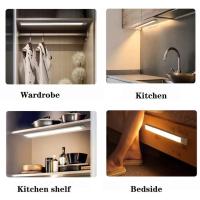 Nueva Luz LED Ultra Delgada Con Sensor De Movimiento Luz Nocturna Sin Cable Para Iluminación De Gabinete De Cocina Y Armario - details 6