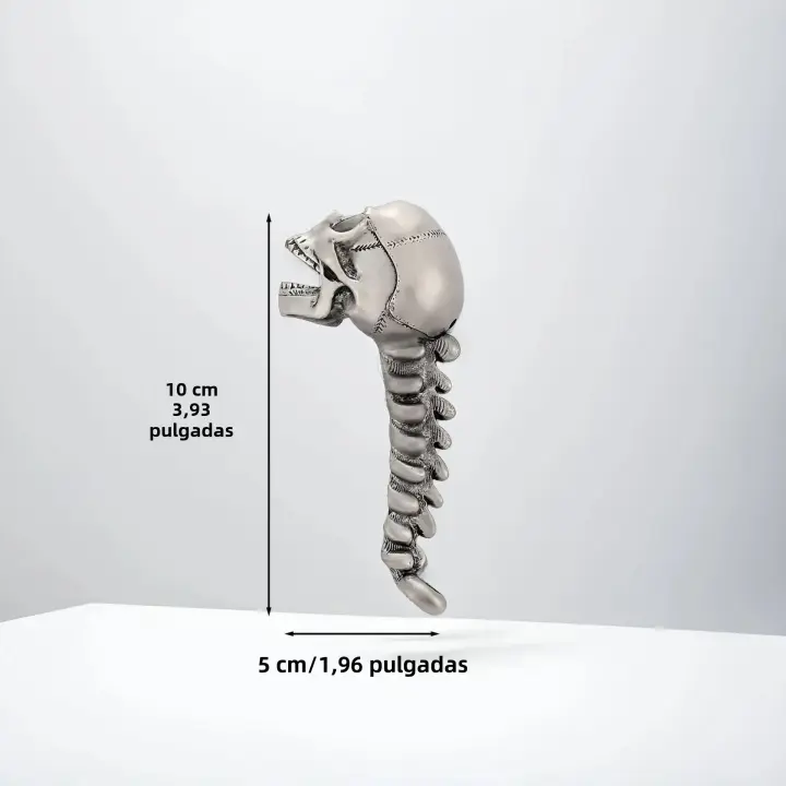 Abrepuertas De Cráneo Explosivo Aleación Alta Creatividad Y Humor Para Halloween Acero Inoxidable Eco-amigable Venta Por Pieza - 1