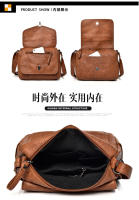 Bolso bandolera de Piel de alta calidad con tres bolsos y Gran capacidad, Bolso bandolera informal para Mujer. - details 33