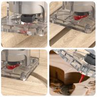 Máquina Trimmer Eléctrica Sin Cable Dewalt 33000RPM Para Carpintería Y Engrafado De Madera Herramienta De Millado Y Enhacendado - details 8
