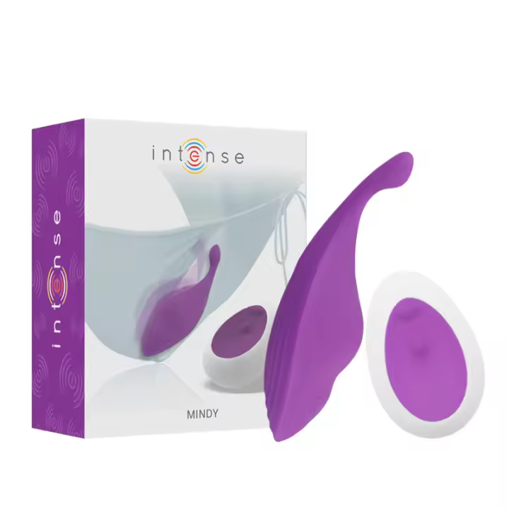 MINDY PANTIE CONTROL REMOTO ESTIMULADOR MORADO - INTENSE FUN - 1