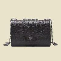 Bolso Cruzado De Moda Para Mujer 2024 Con Cadena Bolso De Hombro Unico Material PU Lining Interior Con Bolsillo Y Cierre De Cremallera Y Hasp - details 6
