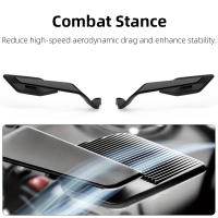 Espejo Retrovisor Para Motocicleta Suzuki Burgman 400 SV650X GSX-S1000 GSX-S950 GSX-S750 GSX-S150 GSX-S125 Vista Trasera Deportiva - details 14