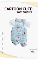 Pijama De Verano Para Bebé Recién Nacido Niña Y Niño Con Estampado De Koala Romper De Mano Unisex Talla 0-18 Meses - details 0