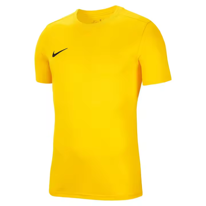 Nike M Nk Dry Park VII JSY SS Camiseta de Manga Corta, Hombre, Amarillo (Tour Yellow/Black), 2XL – Camiseta de fútbol con tecnología Dri-FIT, ajuste cómodo y tejido transpirable, ideal para entrenamientos, partidos o uso casual con estilo deportivo. - 1