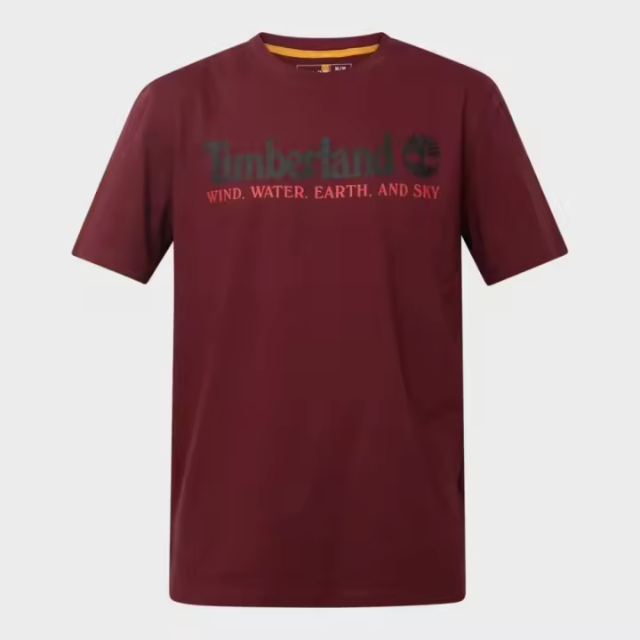 Camiseta con gráfico frontal WWES de Manga Corta (Regular), Marca Timberland, Variedad de Color y Talla, Para Hombre - 1