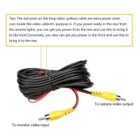 Bileeko Cámara De Visión Trasera Para Coche 4.3 Pulgadas Monitor HD Con Visión Nocturna Y 7 LEDs Kit De Estacionamiento - details 6