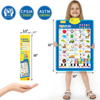 Cartilla de Pared de Letras Electrónicas Inglés Talking ABC 123s Musical Para Niños Juguetes Educativos de Aprendizaje - details 3