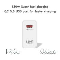 Cargador USB de carga rápida de 120 W, potencia blanca UE - details 1