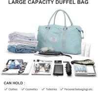 Bolsa de viaje, Bolso Deportivo, Bolso de Gimnasio, Bolso de viaje de fin de semana de un solo hombro para Mujer, separación Seca y húmeda, Gran capacidad - details 1