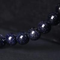 Bolas De Piedra Preciosa Naturales Azules Para La Creación De Joyas DIY Collar Pulsera 6MM 8MM 10MM 12MM Espaciadoras Redondas Brillantes - details 5