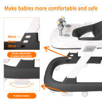 Andador plegable 2 en 1 para bebé, andador de altura ajustable con luz, música y Velocidad ajustable - details 4