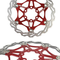 Rueda Flotante De Bicicleta SNAIL 160/180/203mm 6-Tornillos Disco Freno De Bicicleta Montaña Pads De Freno Disco Rueda Flotante Para Bicicletas De Montaña Y Carretera Material De Acero - details 7