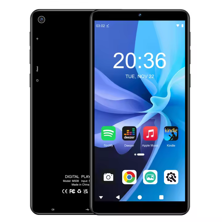 Reproductor MP3 De 80GB Con Bluetooth Y WiFi Pantalla Táctil De 5.5 Pulgadas Cámara Soporta Spotify Compatible Con Android - 1
