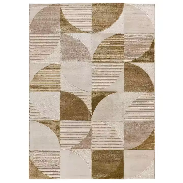 ATTICGO Alfombra de Interior Estilo Geométricas en Multicolor - MELFI 4509 | 80X150, 140X200, 160X230 cm - 1