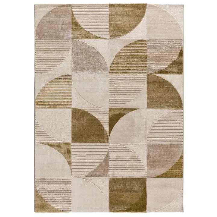 ATTICGO Alfombra de Interior Estilo Geométricas en Multicolor - MELFI 4509 | 80X150, 140X200, 160X230 cm - 1