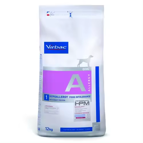 Virbac A1 Veterinary HPM Allergy Hipoallergy Food Intolerance Pienso Para Perros - Para Perros con Intolerancias Alimentarias - 1