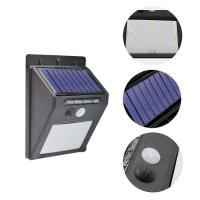 Lámpara Solar Exterior Con Sensor Inalámbrico Y Protección Contra El Agua 20-30 LEDs Para Jardín Decoración De Espacios Externos Luz De Pared Con Movimiento - details 2