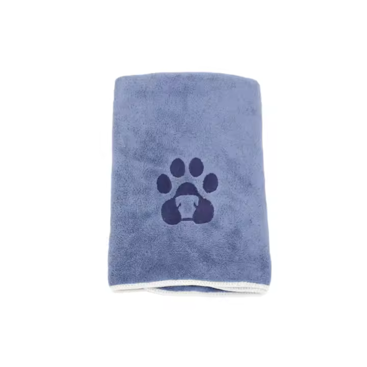 Toalla Para Mascotas Pequeñas 1pcs Toalla De Baño Suave Para Perros Y Gatos Absorción De Agua Limpieza De Mascotas Tamaño 35x75cm - 1