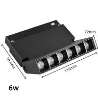 Lámpara De Techo LED Reclinable 12W 18W 24W Magnético En Traxial Spot De Fosa Para Iluminación Interior DC48V Material De Aluminio - details 9