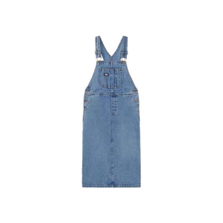 Peto vestido Mujer Dickies Bib Long Vaquero - 1