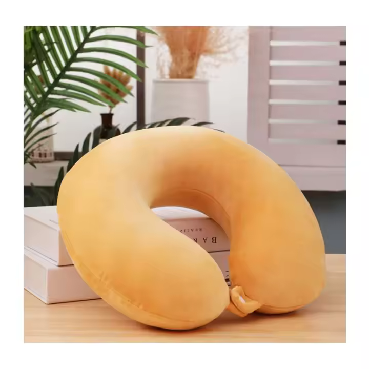 Almohada de viaje convertible, bonita y cómoda, lavable, para el cuello, para viajes en avión o en la oficina - 1