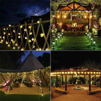 Luces De Cadena Solar LED 5m 20LED Luz Cálida Impermeable Para Decoración De Jardín Bodas Y Navidad Lámpara De Exterior - details 5