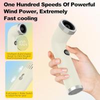 Portable Handheld Fan,100-Speed Adjustable Mini Air Turbo Fan with Digital Display,3000mAh Battery Rechargeable Personal Fans,Lightweight Color Cooling Fans for Travel/Outdoor/Vacation