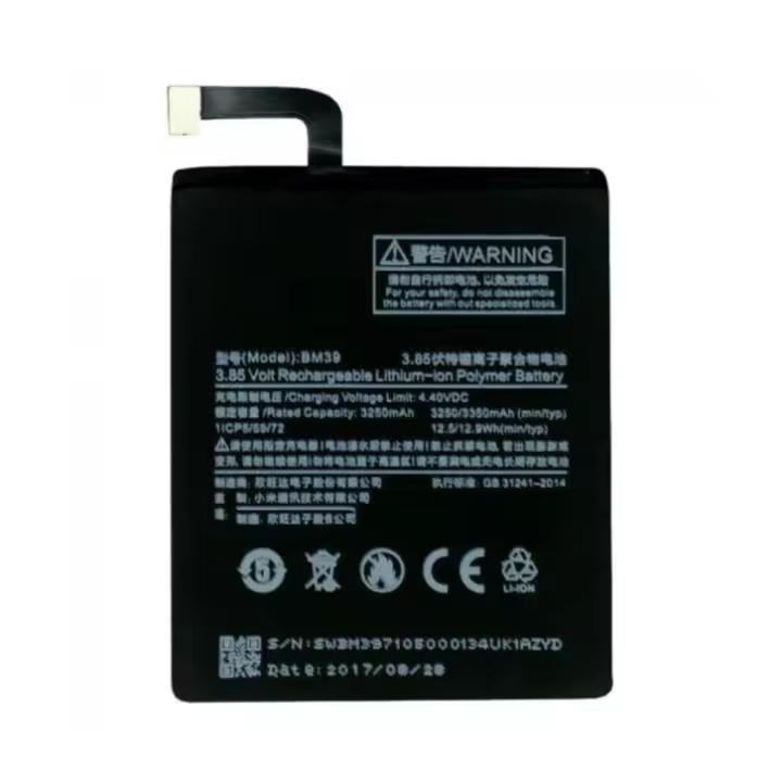 IMATICA LOS PALACIOS Batería BM39 Xiaomi Mi 6 Repuesto 3350 Mah Interna Compatible - 1