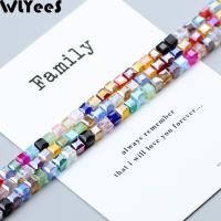 WLYeeS Cuentas De Cristal Austriaco Cuadradas 4mm 100pcs/Lote Para DIY Joyería De Mujer Collar Pulsera Hechas a Mano - details 1