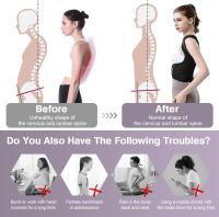 Cinturón corrector de postura Ajustable para Hombres y Mujeres, Alivia el Cuello, Actualización del Dolor de Hombros y Espalda - details 0