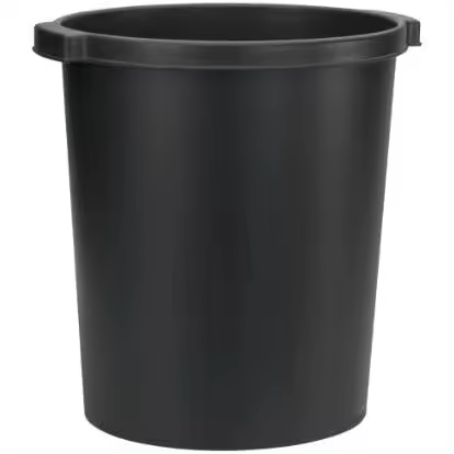 Tarifold Jalema Re-Solution 15 L Papelera Redonda Apilable con Asas Negro Polipropileno - 1