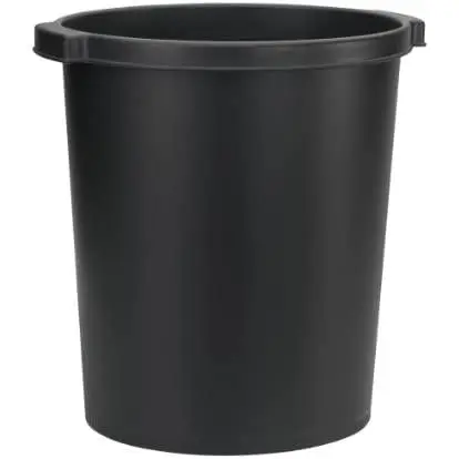 Tarifold Jalema Re-Solution 15 L Papelera Redonda Apilable con Asas Negro Polipropileno - 1