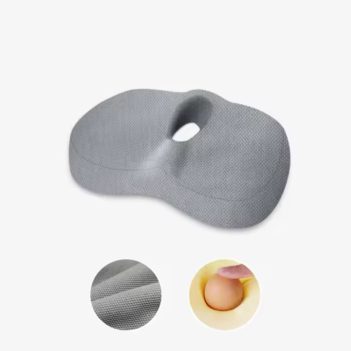 Almohadilla De Silla De Espuma Memory Anti-Derrapante Para Alivio De Dolor En La Cola Moderno Estilo Transpirable Malla JAF017 - 1