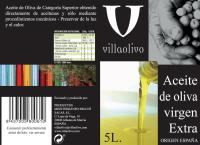 Aceite de Oliva Virgen Extra Villaolivo PET 5L – Gourmet  Sabor Suave y Equilibrado  Ideal para Cocina Diaria y Hostelería - details 1