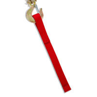 Correa De Winch Para ATV Anillo Único Correas De Atado De Alta Resistencia Con Gancho Para Winch Accesorio Rojo Para Camiones - details 6