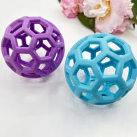 Juguete De Masticar Para Perros En Goma Natural Geométrico Seguro Para Entrenamiento Y Juego De Juguetes Interactivos Para Mascotas Que Limpian Los Dientes - details 0